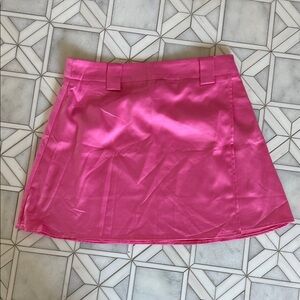 Vibrant Pink Mini Skort for Women